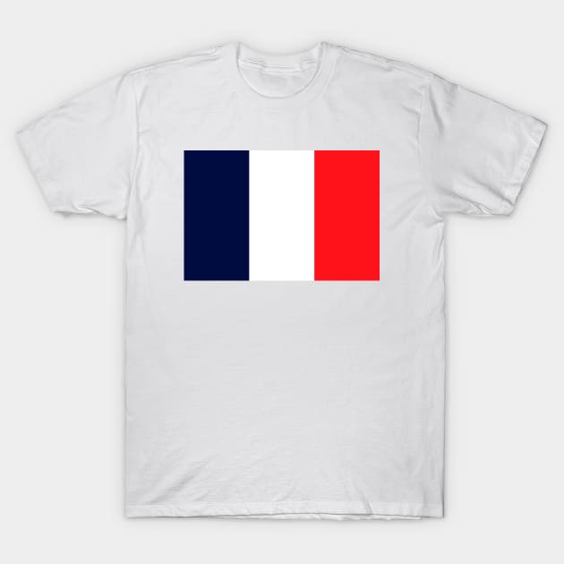 New Color of the French Flag T-Shirt by DiegoCarvalho